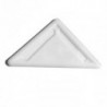 Plastový klzák trojuholník s bielym povrchom