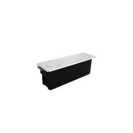 Výsuvná elektrická zásuvka HOPBOX FRENCH / Brúsený hliník