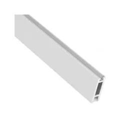 Vešiaková tyč SLIM na LED pásik s krytkou / Hliník