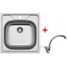 Kvalitný drez značky Sinks je určený na zabudovanie drezu na pracovnú dosku. Drez má hrubší plech 0,6mm a väčšiu hĺbku vane. Drez má otvor pre batériu.